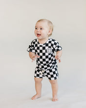 Load image into Gallery viewer, Checkered Shorts Set | Black