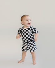 Load image into Gallery viewer, Checkered Shorts Set | Black