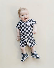 Load image into Gallery viewer, Checkered Shorts Set | Black