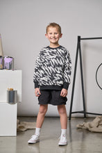 Load image into Gallery viewer, Brush Stroke Crewneck - Black