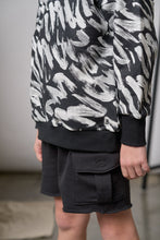 Load image into Gallery viewer, Raw Edge Cargo Short - Black