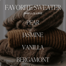 Load image into Gallery viewer, Favorite Sweater Soy Candle - Tan Matte Jar - 15 oz