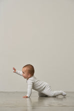 Load image into Gallery viewer, 2-Way Zip Romper- Light Heather Grey
