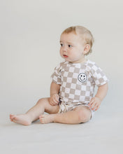 Load image into Gallery viewer, Checkered Shorts Set | Latte