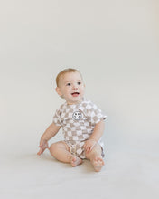 Load image into Gallery viewer, Checkered Shorts Set | Latte