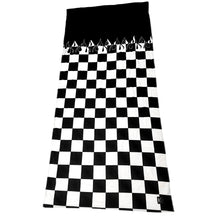 Load image into Gallery viewer, Checker Flame Beach Towel
