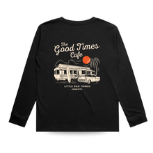 Load image into Gallery viewer, THE GOOD TIMES CAFE LONG SLEEVE - SOLID BLACK