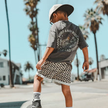 Load image into Gallery viewer, CHECK 'YA LATER SHORTS - BROWN/BEIGE