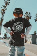 Load image into Gallery viewer, TIL DEATH DO WE RIDE TEE - VINTAGE BLACK