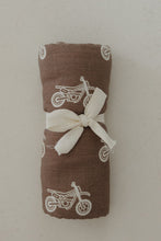Load image into Gallery viewer, Muslin Swaddle | Dirt Bike