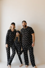 Load image into Gallery viewer, Women's Bamboo Pajama | Midnight Lightning Bolt