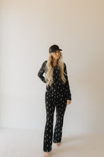 Load image into Gallery viewer, Women's Bamboo Pajama | Midnight Lightning Bolt
