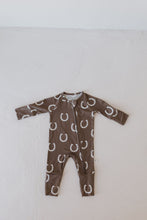 Load image into Gallery viewer, Bamboo Zip Pajamas | Giddy Up