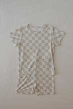 Load image into Gallery viewer, Bamboo Short Set | Checkerboard