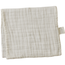Load image into Gallery viewer, Cream Muslin Burp Cloth