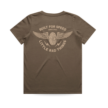 Load image into Gallery viewer, THE WINGED MECHANIC TEE - BROWN