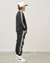 Load image into Gallery viewer, Side Checkered Jogger - Black