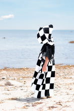 Load image into Gallery viewer, Checker Flame Hooded Towel