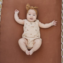 Load image into Gallery viewer, Rust Bamboo Stretch Crib Sheet
