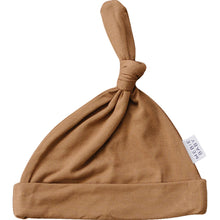 Load image into Gallery viewer, Mustard Bamboo Newborn Knot Hat