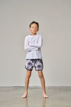 Load image into Gallery viewer, Boys Swim Short - Monochrome Watercolor