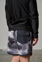 Load image into Gallery viewer, Boys Swim Short - Monochrome Watercolor