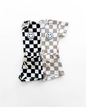 Load image into Gallery viewer, Checkered Shorts Set | Latte