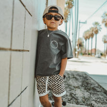 Load image into Gallery viewer, CHECK 'YA LATER SHORTS - BROWN/BEIGE