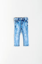 Load image into Gallery viewer, DISTRESSED JEANS -MEDIUM WASH
