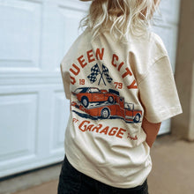 Load image into Gallery viewer, QUEEN CITY GARAGE TEE - VINTAGE CREAM