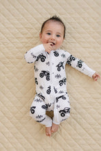 Load image into Gallery viewer, Bamboo Zip Romper | Monster Blaze