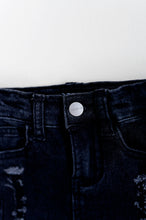 Load image into Gallery viewer, DISTRESSED JEANS - BLACK