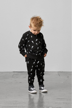 Load image into Gallery viewer, Lightning Bolt Jogger - Black