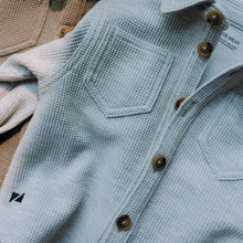 Load image into Gallery viewer, Adult Waffle Shacket | Heather Gray