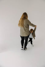 Load image into Gallery viewer, Adult Waffle Shacket | Heather Gray