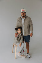 Load image into Gallery viewer, Adult Waffle Shacket | Khaki Green