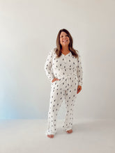 Load image into Gallery viewer, White & Black Lightning Bolt | Women's Bamboo Pajamas