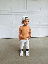 Load image into Gallery viewer, Lil' Pumpkin Embroidered Tee - Faded Autumn