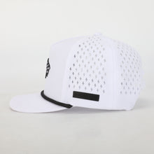 Load image into Gallery viewer, FINISH LINE WHITE ADVENTURE SNAPBACK