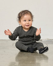 Load image into Gallery viewer, Waffle Romper - Shadow