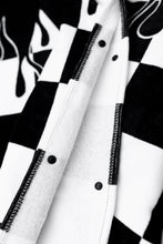 Load image into Gallery viewer, Checker Flame Hooded Towel