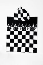Load image into Gallery viewer, Checker Flame Hooded Towel