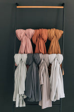 Load image into Gallery viewer, Charcoal Bamboo Stretch Swaddle