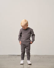 Load image into Gallery viewer, Long Sleeve Ribbed Tee - Graphite