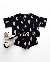 Load image into Gallery viewer, Shorts Set | Black Bolts