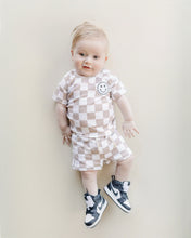 Load image into Gallery viewer, Checkered Shorts Set | Latte