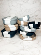 Load image into Gallery viewer, Dip Dye Square Suction Bowl