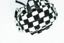 Load image into Gallery viewer, The Aspen Mini Backpack- Sherpa Black and White Check