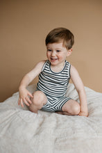 Load image into Gallery viewer, Blazies Tank - Charcoal Stripe