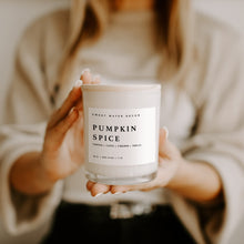 Load image into Gallery viewer, Pumpkin Spice Soy Candle - White Jar - 11 oz